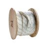 Composite Double Braid Pulling Rope with 2 Eyes 1" x 300' - White