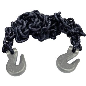 1/2" x 18' Grade 100 Binder Chain with Grab Hooks - Made in the USA