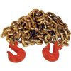 1/2" x 14' Grade 70 Binder Chain with Grab Hooks - Made in the USA
