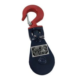 Snatch Block 8 ton 8" with Hook for 3/4" Wire Rope