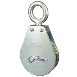 Swivel Eye Wire Rope Block Single 3/16"