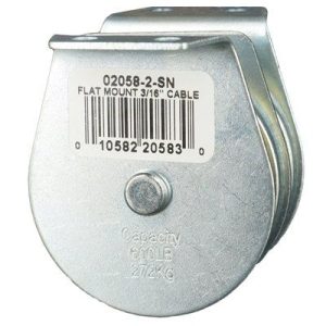 Fixed Eye Wire Rope Block Double 3/16"