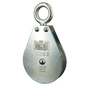 Swivel Eye Wire Rope Block Single 1/4"