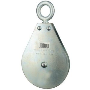 Swivel Eye Wire Rope Block Single 3/8"
