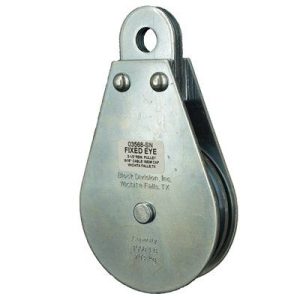 Fixed Eye Wire Rope Block Single 5/16"