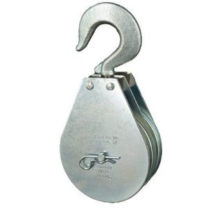 Swivel Hook Wire Rope Block Double 5/16"