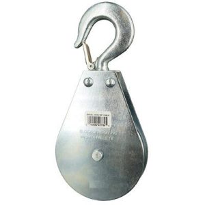 Swivel Hook Wire Rope Block Single 5/16"