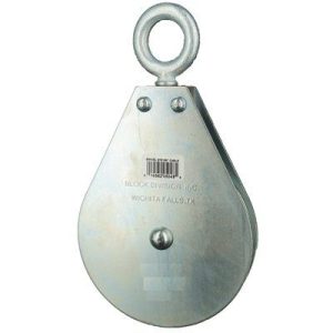 Swivel Eye Wire Rope Block Single 3/8"