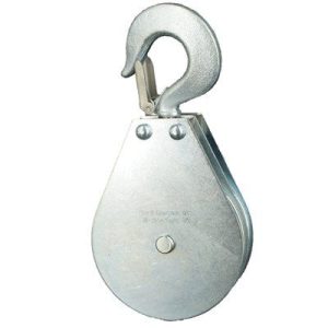 Swivel Hook Wire Rope Block Double 3/8"
