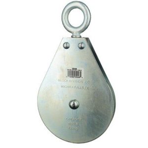 Swivel Eye Wire Rope Block Single 3/8"