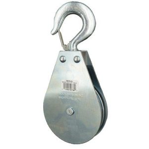 Swivel Hook Wire Rope Block Single 3/8"
