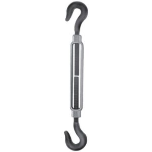 Chicago Turnbuckle Hook & Hook 3/8" x 6" - Plain