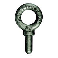 Chicago Forged Blank Shoulder Machinery Eye Bolt 1-1/8" x 2-3/4