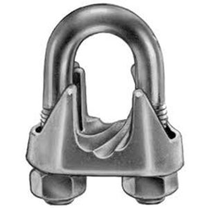Chicago Malleable Wire Rope Clip 1/4" - Galvanized