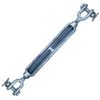 Chicago Turnbuckle Jaw & Jaw with Cotter Pin 1" x 12" - Hot Dip Galvanized