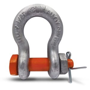 CM Alloy Bolt Type Anchor Shackle 1-1/8" - Hot Dip Galvanized