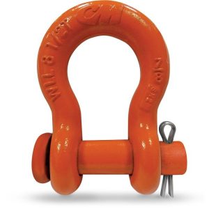 CM Super Strong Round Pin Anchor Shackle 1-1/8" - Painted