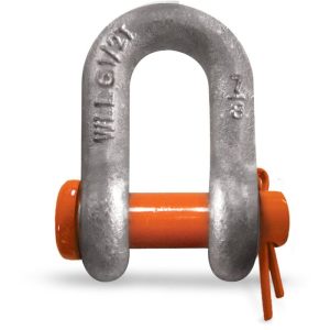 CM Super Strong Round Pin Chain Shackle 1/4" - Hot Dip Galvanized