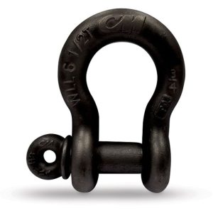 CM Black Theatrical Super Strong Screw Pin Anchor 5/8" - Powder Coated