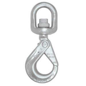 Crosby 1/2" S-13326 Grade 100 Alloy Swivel SHUR-LOC® Hook with Bearing