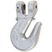 Crosby 5/8" L-1358 Grade 100 Alloy Clevis Grab Hook with Latch