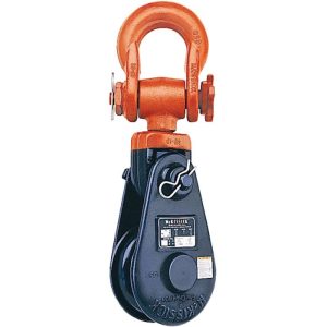 Crosby McKissick 15 Ton #421 Champion Snatch Block (8" Sheave, 3/4"-7/8" Wire Rope)