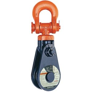Crosby McKissick 20 Ton #431 Super Champion Snatch Block (10" Sheave, 1"-1-1/8" Wire Rope)