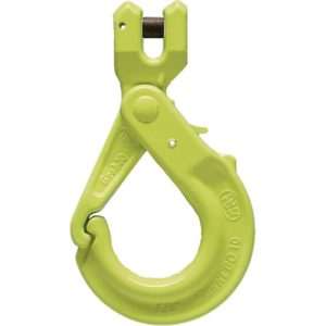 GrabiQ 3/8" GBK-10-10 Grade 100 Clevis Self-Locking Safety Hook (8800 lbs WLL)