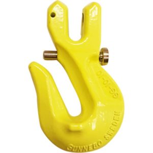GrabiQ 1/2" GG-13-10 LP Grade 100 Clevis Grab Hook with Locking Pin (15,000 lbs WLL)
