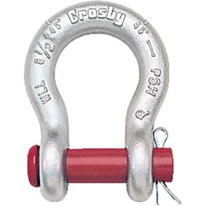 Crosby G-213 Round Pin Anchor Shackle 3/8" - Hot Dip Galvanized