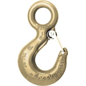 Crosby 1-1/2 Ton L-320AN Alloy Eye Hoist Hook
