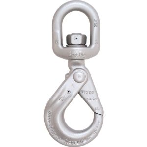 Crosby 1/4"-5/16" S-1326 Grade 100 Alloy Swivel SHUR-LOC® Hook