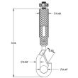 Griplock Side Exit Gated Hook Gripper for 3/32" & 1/8" Cable