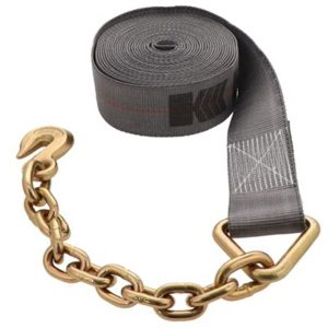 Kinedyne 3" x 30' Rhino MAX Winch Strap with Chain Anchor (5400 lb WLL)