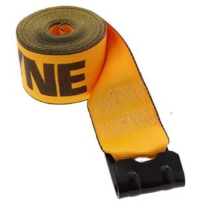 Kinedyne 4" x 27' Winch Strap with Flat Hook (5400 lb WLL)