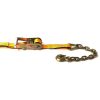 Kinedyne 2" x 27' Wide Handle Ratchet Strap with Chain Anchors (3335 lb WLL)