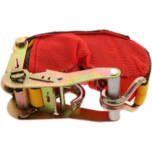 Kinedyne 2" x 30' Wide Handle Ratchet Strap with Light Wire Hooks & StrapPak (1670 lb WLL)