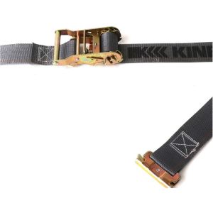 Kinedyne 2" x 16' Ratchet Strap with E/A Spring Fitting - 1000 lbs WLL