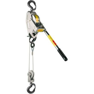 Lug-All Cable Hoist 1-1/8 Ton 10' Lift - Gate Hook