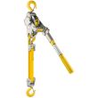 Lug-All Web Strap Hoist 1-1/2 Ton Convertible - Standard Latching Hooks - 20" Handle
