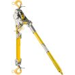 Lug-All Web Strap Hoist 1-1/2 Ton Convertible - Hot Stick Rings & Hot Stick Hook Latches
