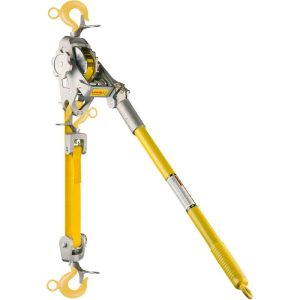 Lug-All Web Strap Hoist 1 Ton - Hot Stick Rings & Hot Stick Hook Latches