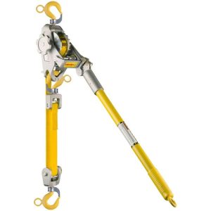 Lug-All Web Strap Hoist 1-1/2 Ton Convertible - Hot Stick Rings & Gate Hooks