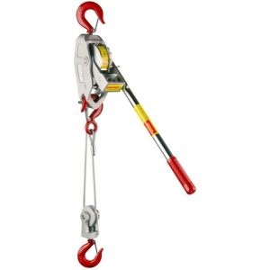 Lug-All Cable Hoist 1-1/2 Ton 5' Lift -Rapid Lowering - Marine Grade