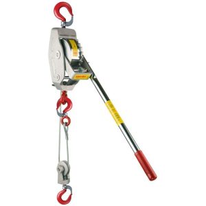 Lug-All Cable Hoist 1-1/2 Ton 15' Lift - Gate Hook