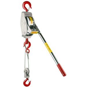 Lug-All Cable Hoist 1-1/2 Ton 15' Lift -Rapid Lowering - Marine Grade