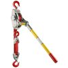 Lug-All Web Strap Hoist 1-1/2 Ton - Standard Latching Hooks