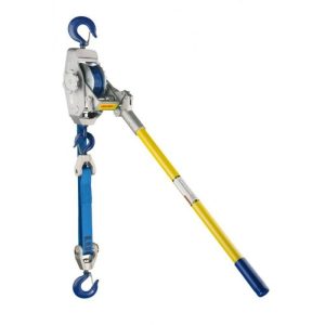 Lug-All Web Strap Hoist 2 Ton Convertible - Standard Latching Hooks