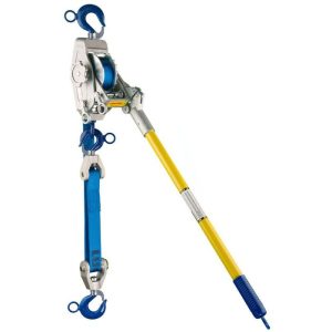 Lug-All Web Strap Hoist 2 Ton - Hot Stick Rings & Gate Hooks