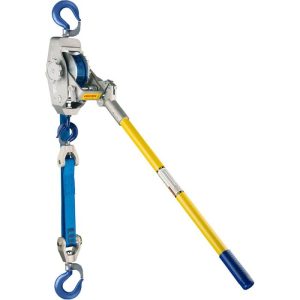 Lug-All Web Strap Hoist 2 Ton Convertible - Gate Hooks